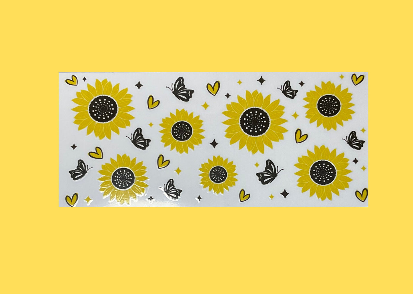Sunflower Mug: Insulated Stainless Steel Coffee Mug with Lid (16 oz)