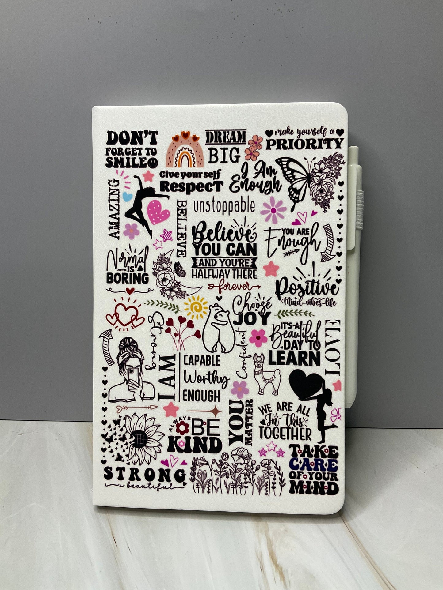 Affirmations Hard Cover Journal: Mindfulness, Positivity