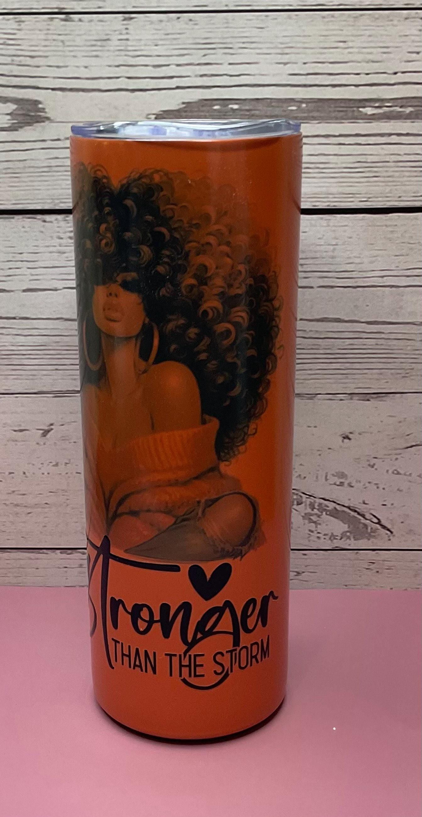 Affirmation Tumbler: Orange 20 oz Insulated Travel Mug