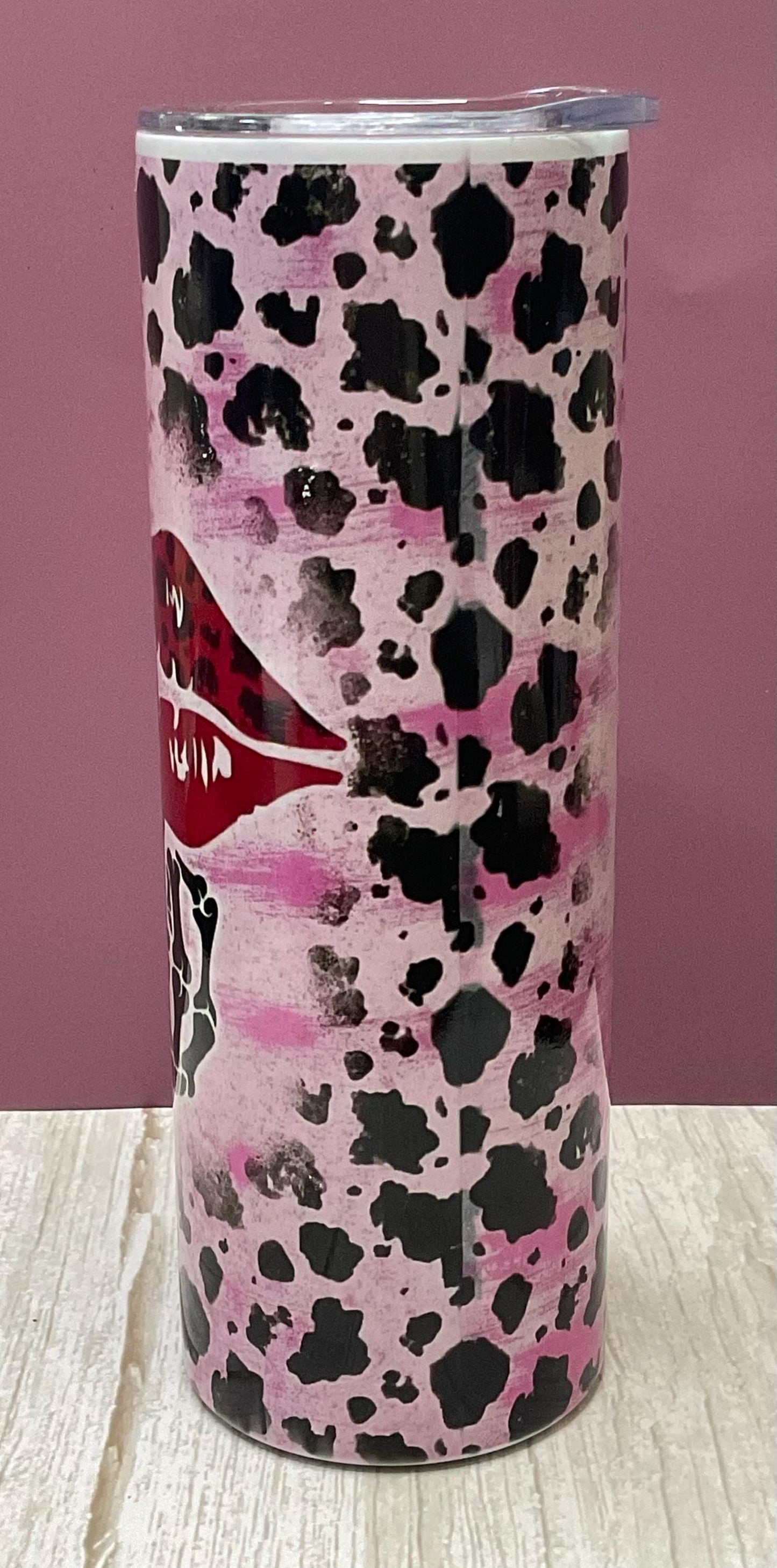 20 oz Insulated Tumbler - Baddie Energy Travel Cup (Baddass Btch Energy