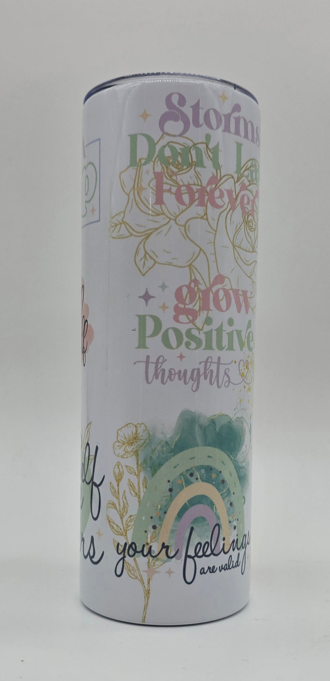 Self Love Matters Inspirational Tumbler – You Are Enough Positive Affirmation Drinkware
