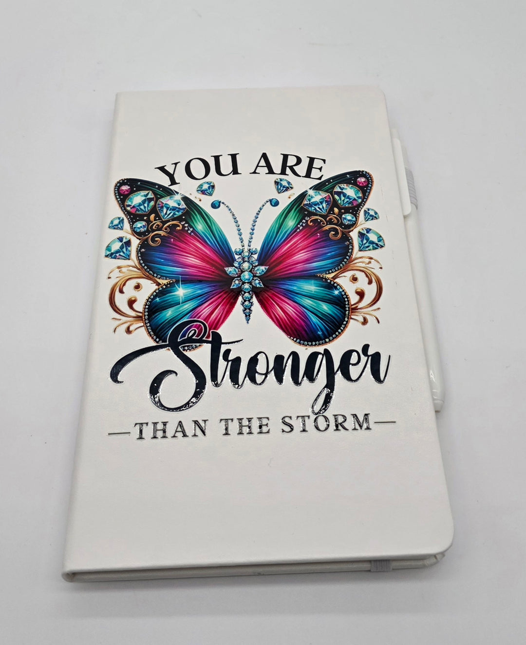 You Are Stronger Than the Storm Gift Set – 15 oz Mug &amp; Inspirational Journal with Pen