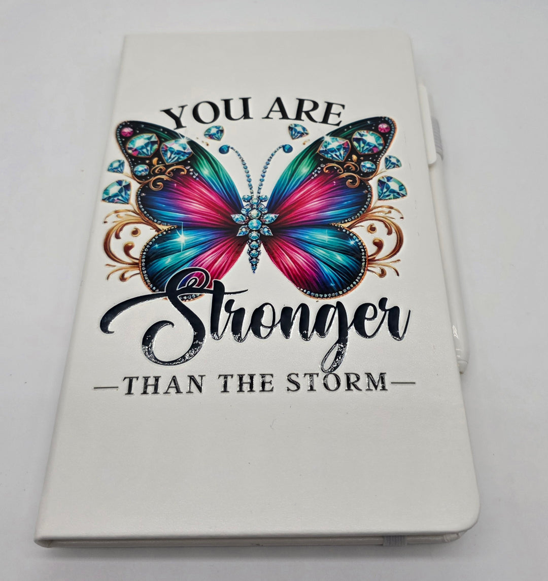 You Are Stronger Than the Storm Gift Set – 15 oz Mug &amp; Inspirational Journal with Pen