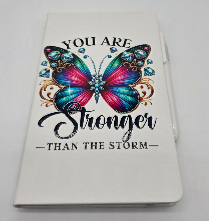 You Are Stronger Than the Storm Gift Set – 15 oz Mug &amp; Inspirational Journal with Pen