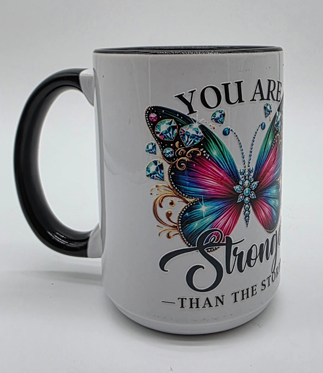 You Are Stronger Than the Storm Gift Set – 15 oz Mug &amp; Inspirational Journal with Pen