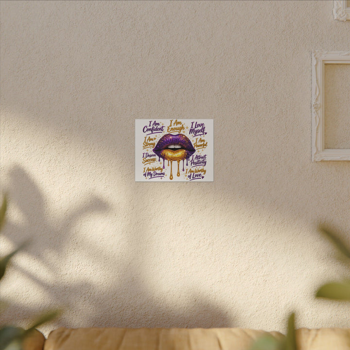Affirmation Canvas Print — &