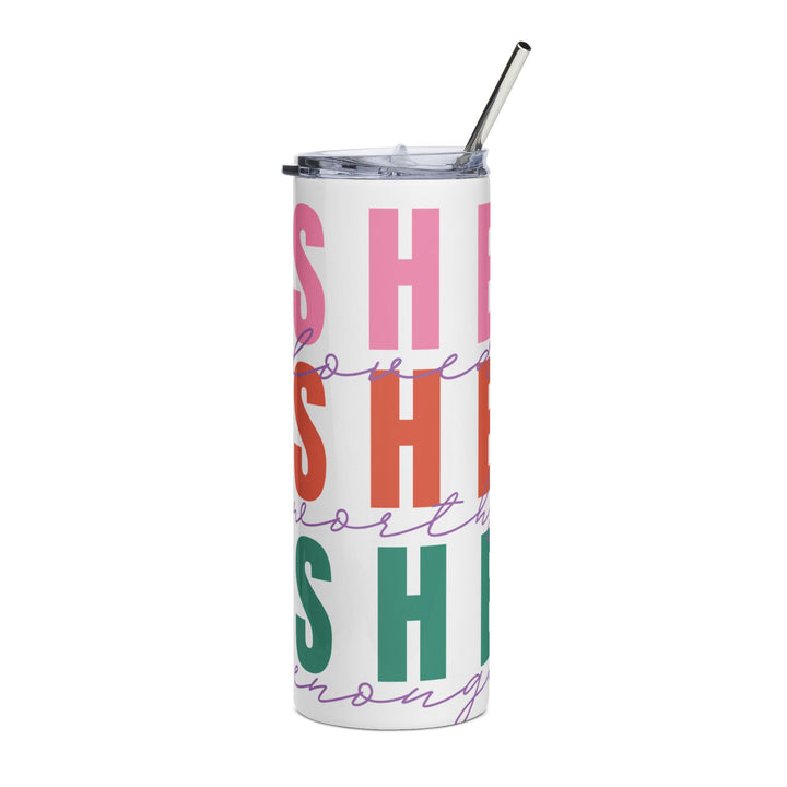 Sassy Floral 20oz Stainless Steel Tumbler — Motivational &