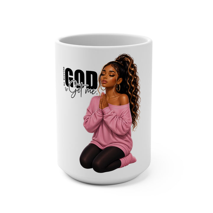 God Got Me 15oz Inspirational Prayer Mug