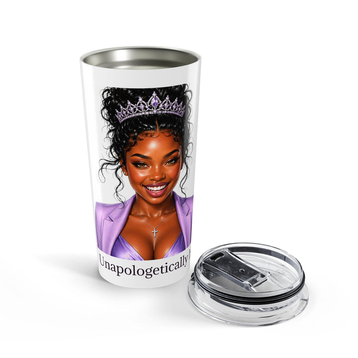 20oz Tumbler — Unapologetically Me Black Queen Travel Cup