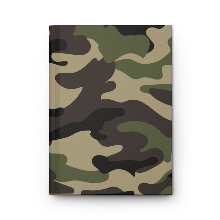 Camo Hardcover Journal – 150 Blank Perforated Pages