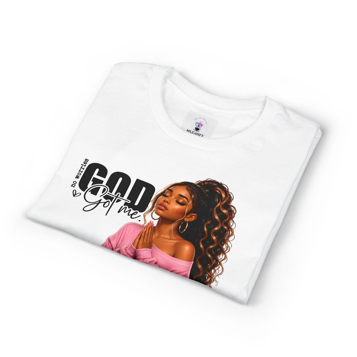 Faithful Reminder Prayer T‑Shirt — Woman Kneeling Graphic