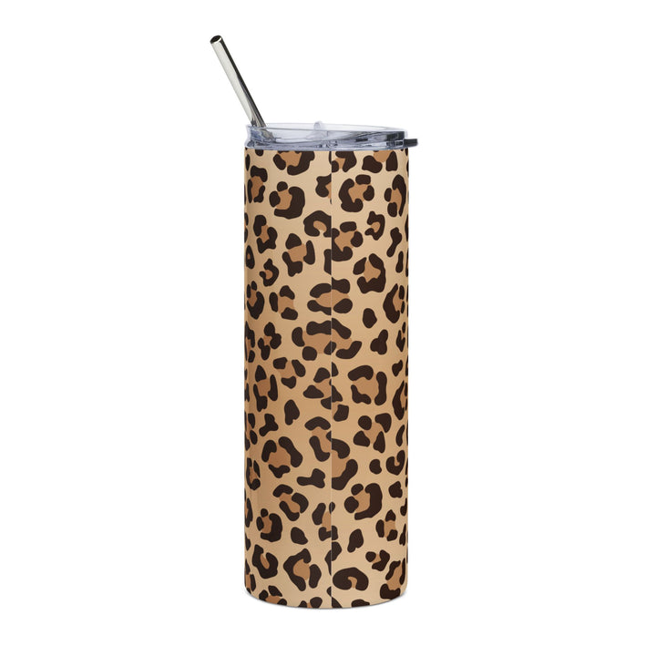 Leopard Print 20oz Stainless Steel Tumbler – Slim Insulated Travel Cup