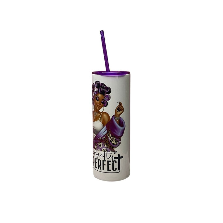 "Perfectly Imperfect” 20oz Tumbler – Self-Love &amp; Confidence Cup