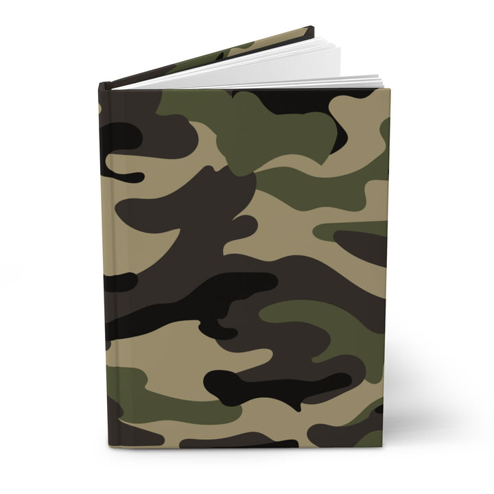 Camo Hardcover Journal – 150 Blank Perforated Pages