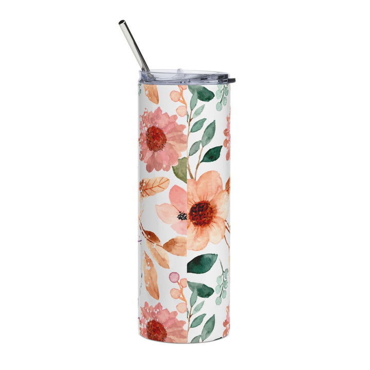 Sassy Floral 20oz Stainless Steel Tumbler — Motivational &