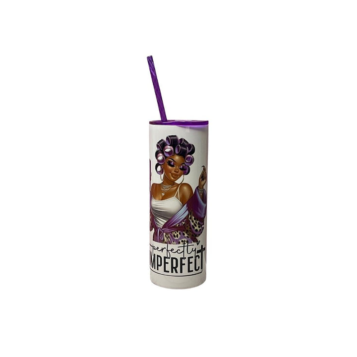 "Perfectly Imperfect” 20oz Tumbler – Self-Love &amp; Confidence Cup