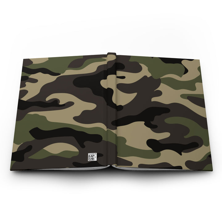 Camo Hardcover Journal – 150 Blank Perforated Pages