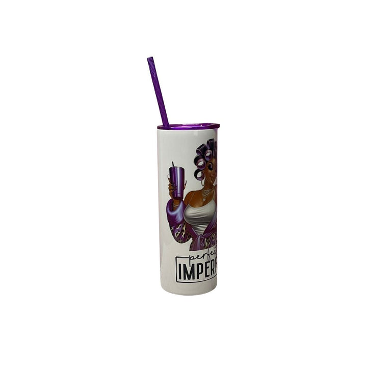 "Perfectly Imperfect” 20oz Tumbler – Self-Love &amp; Confidence Cup