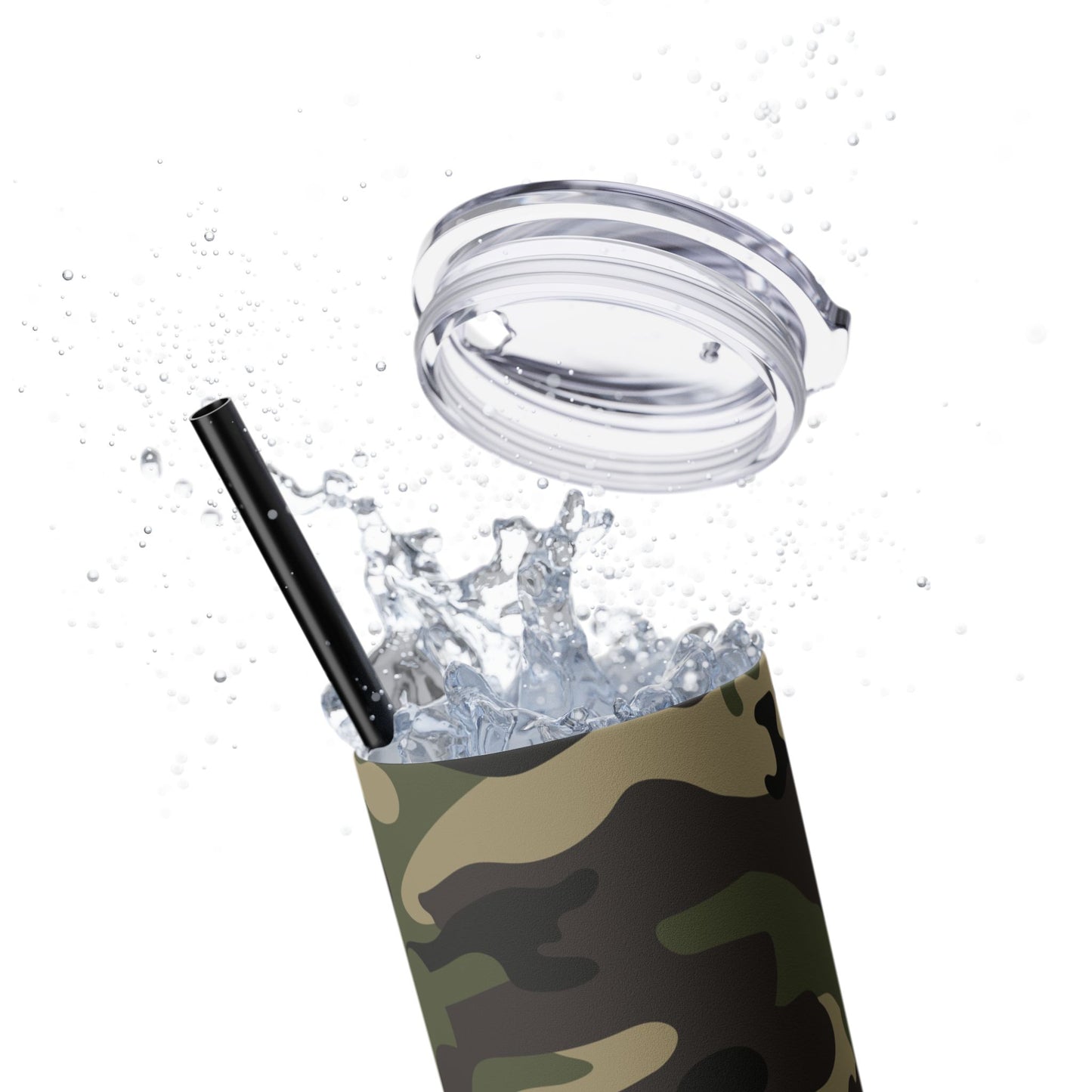 Camo Skinny Tumbler with Straw - 20oz Adventure Drinkware