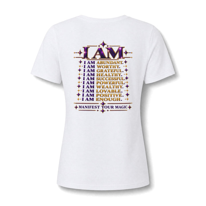 Magnify Abundance V-Neck Tee — Inspirational Women’s Graphic Shirt