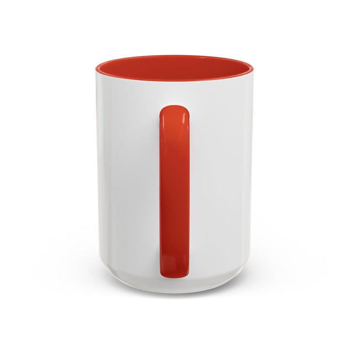 Be Fearless Accent Coffee Mug — Colorful Inspirational Ceramic Mug (11/15oz)