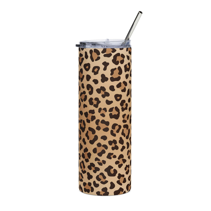 Leopard Print 20oz Stainless Steel Tumbler – Slim Insulated Travel Cup