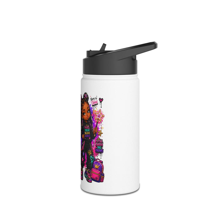 Black Girl Magic Stainless Steel Water Bottle — Empowerment Insulated Bottle