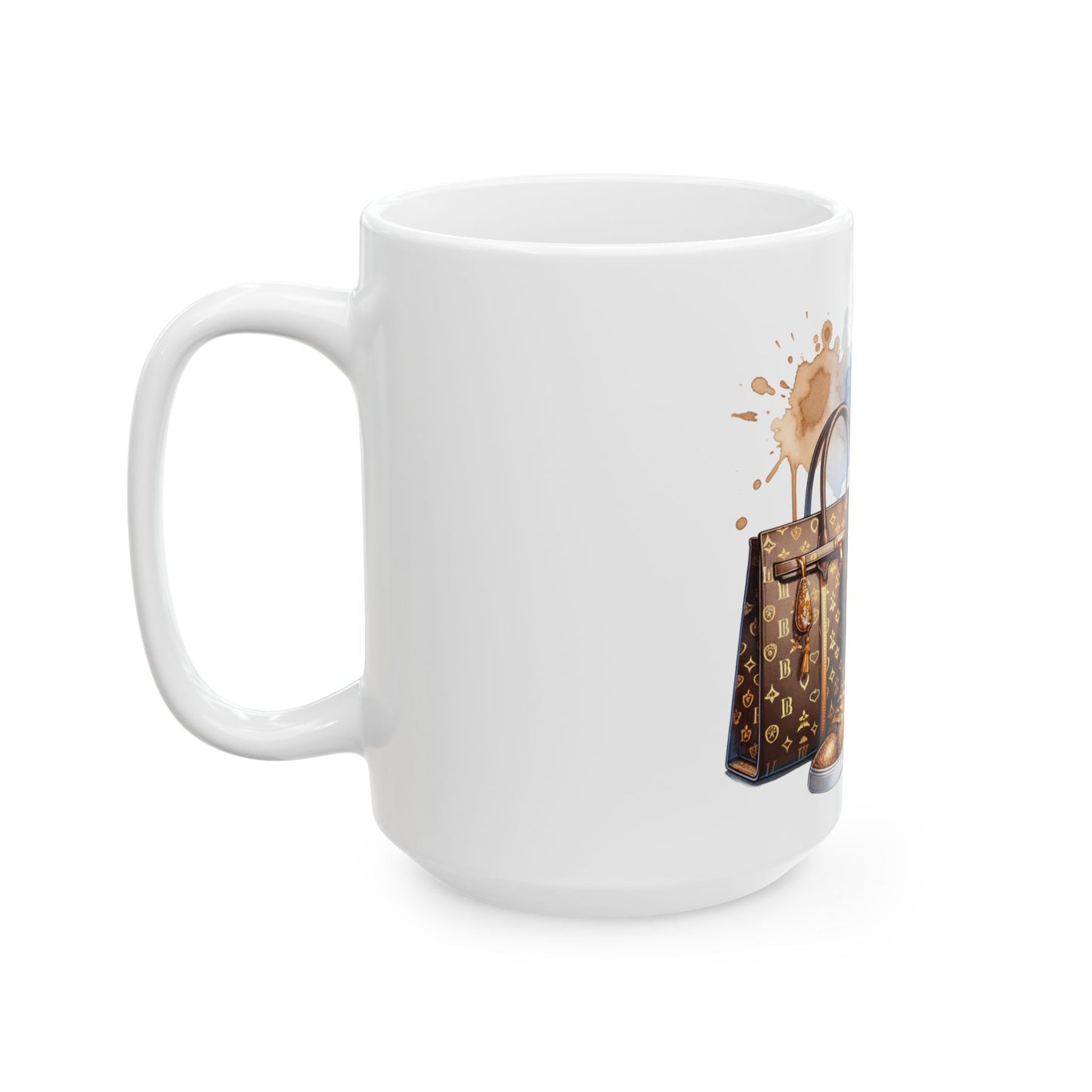 Chic Bear Fashion Ceramic Mug - 15oz