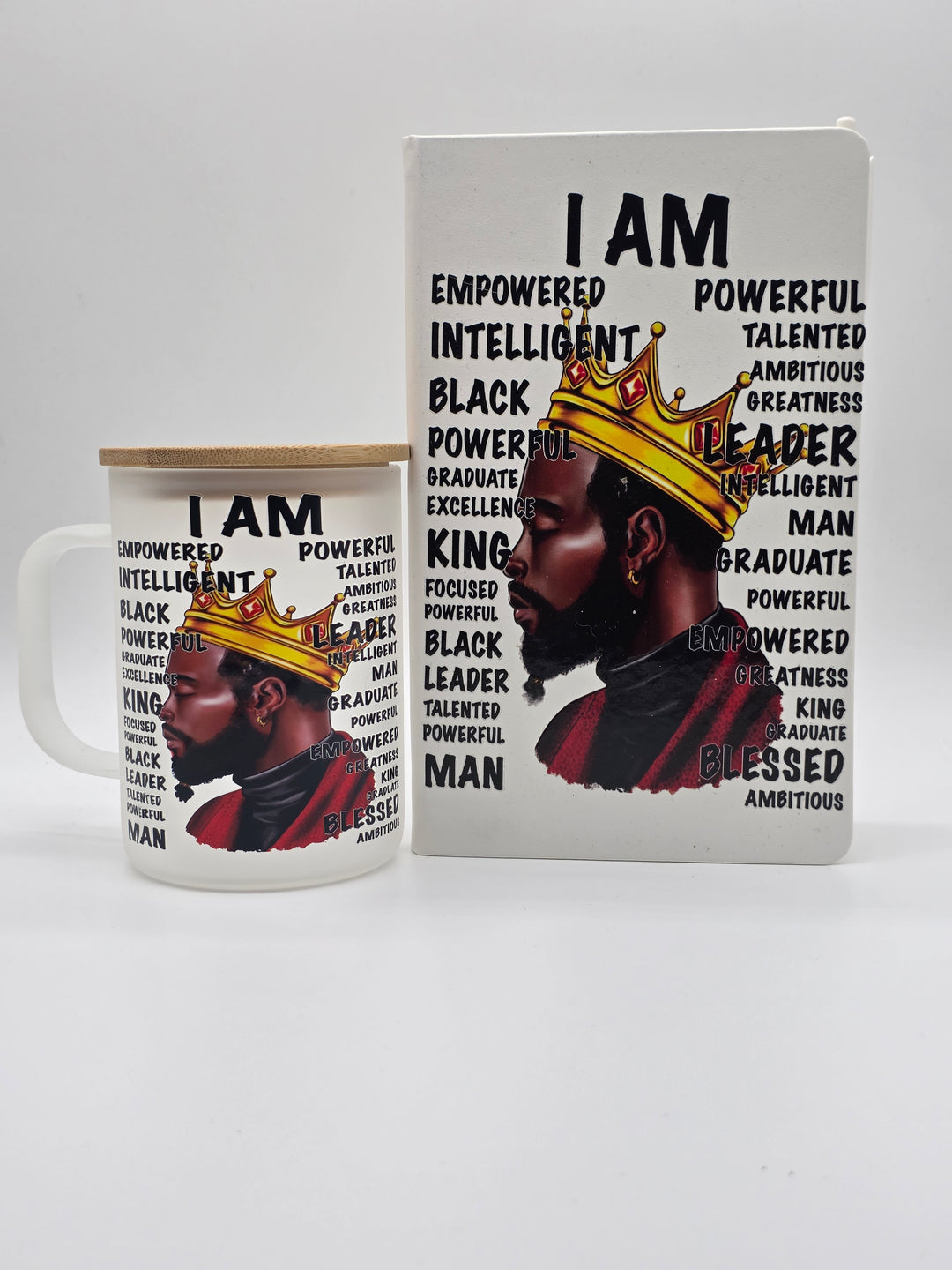 Motivational Gift Set for Men Mug Journal Pen