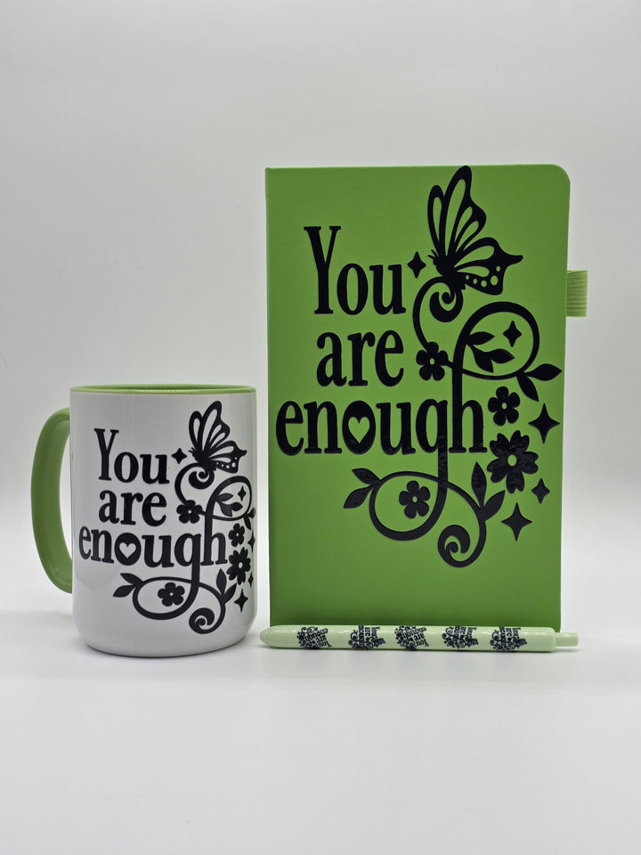 You Are Enough Affirmation Mug &amp; Journal Set