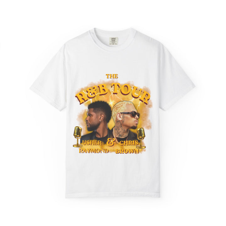 R&amp;B Tour Inspired Graphic T-Shirt | Usher Raymond &amp; Chris Brown Fan Tee