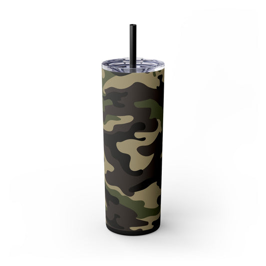 Camo Skinny Tumbler with Straw - 20oz Adventure Drinkware