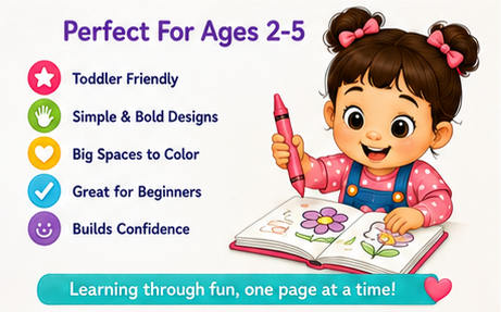 Tiny Smiles Toddler Coloring Book Printable