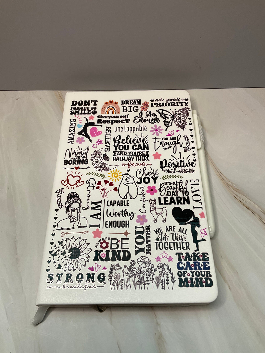 Affirmations Hard Cover Journal: Mindfulness, Positivity
