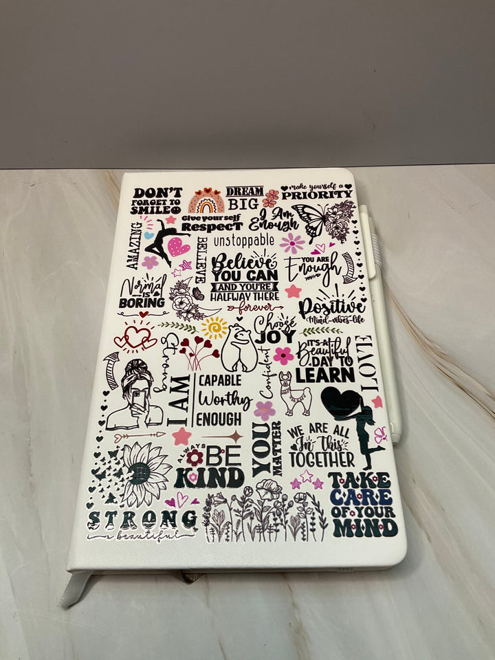 Affirmations Hard Cover Journal: Mindfulness, Positivity