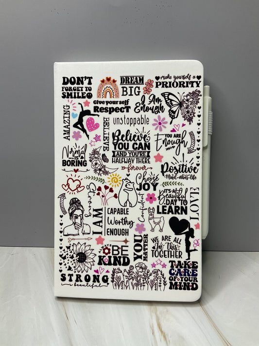 Affirmations Hard Cover Journal: Mindfulness, Positivity