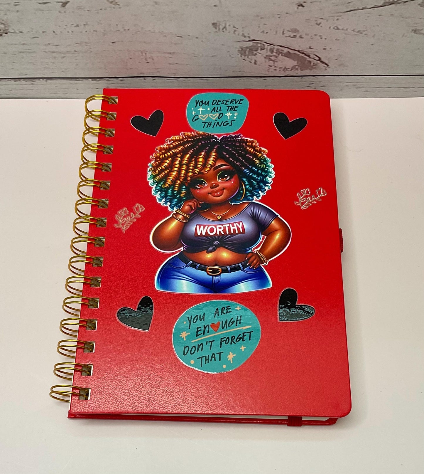 WORTHY Affirmation Journal: Daily Mindfulness, Hard Cover