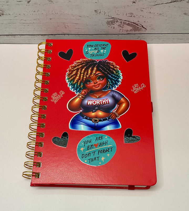 WORTHY Affirmation Journal: Daily Mindfulness, Hard Cover