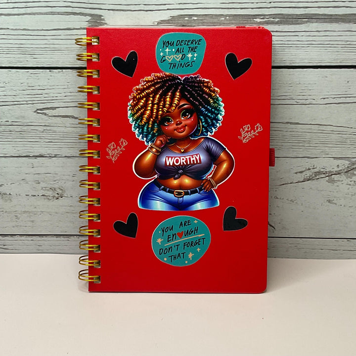 WORTHY Affirmation Journal: Daily Mindfulness, Hard Cover