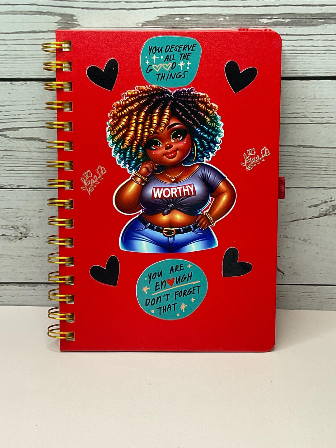 WORTHY Affirmation Journal: Daily Mindfulness, Hard Cover