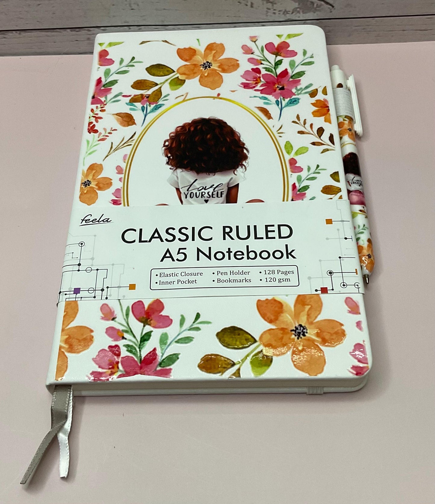 Love Yourself Journal: Daily Affirmations, Mindfulness Hard Cover