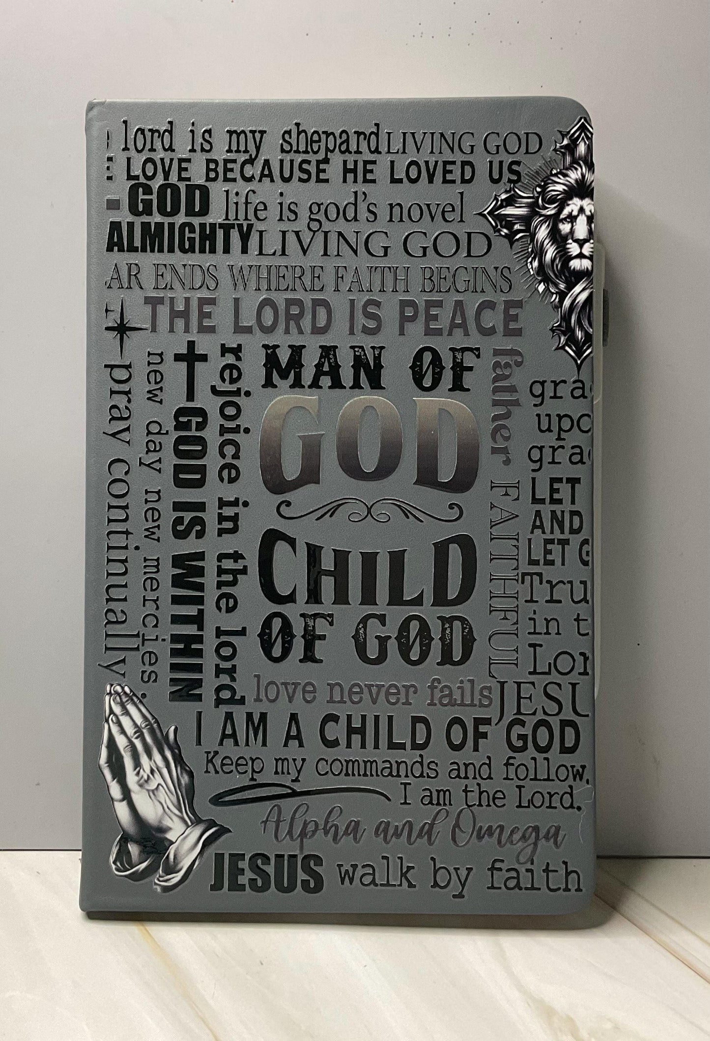 Faith-Based Daily Journal: Man of God Hard Cover