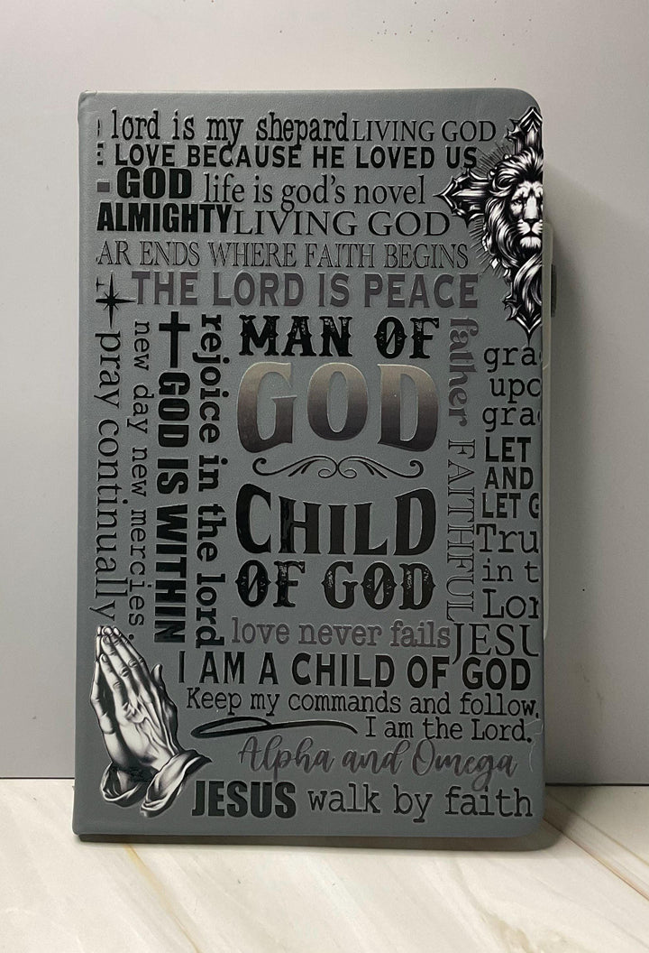 Faith-Based Daily Journal: Man of God Hard Cover