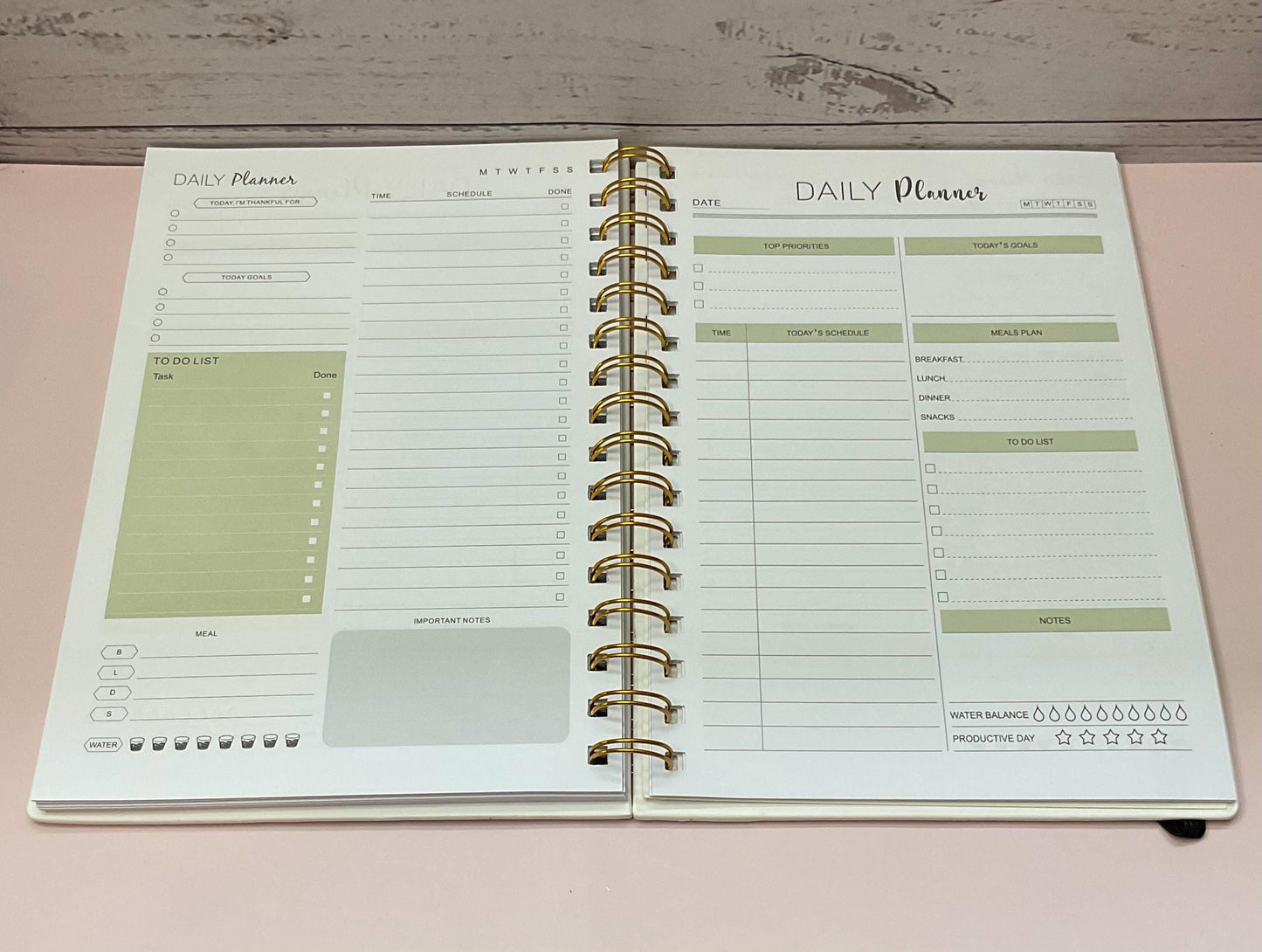 Affirmations Tumbler and Daily Planner: Melanin Gift Set