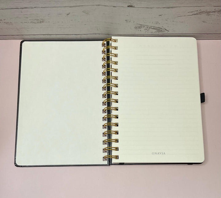 Goals Journal: Hard Cover Daily Planner with Pen Holder