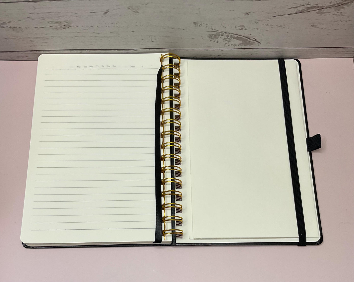 Goals Journal: Hard Cover Daily Planner with Pen Holder