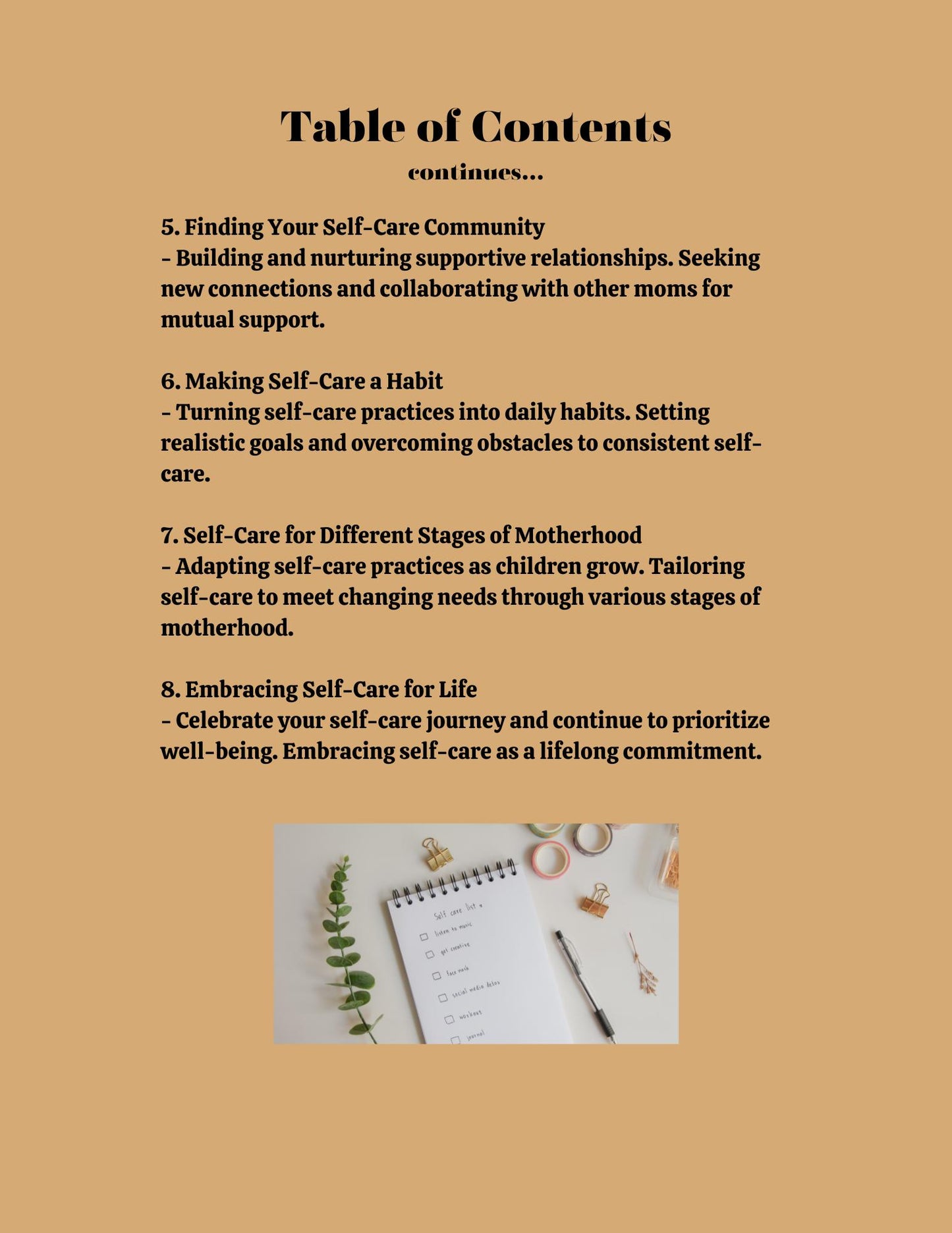 Self-Care Planner for Busy Moms: Digital Wellness Guide (PDF)