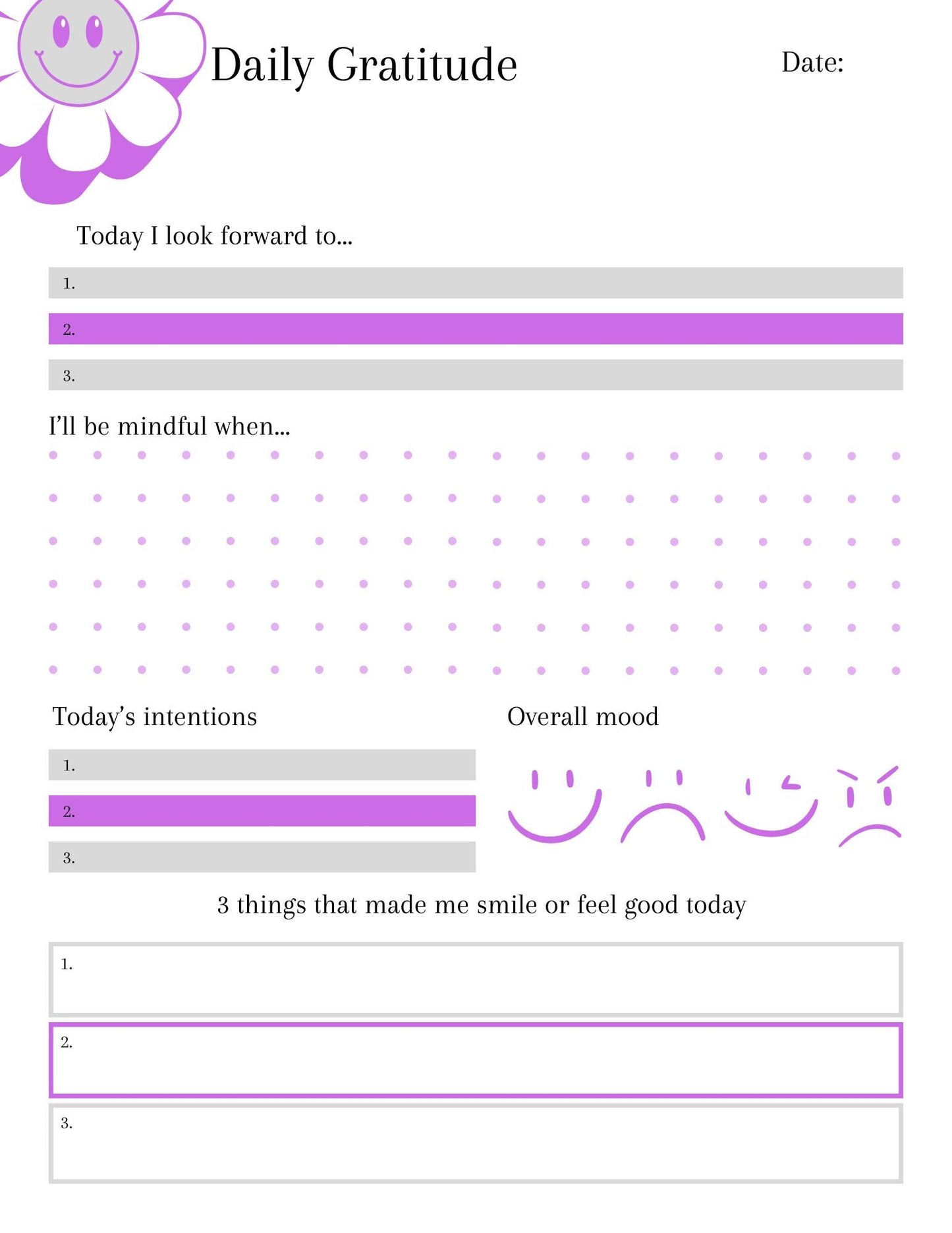 Gratitude Journal: 24-Page Daily Reflection