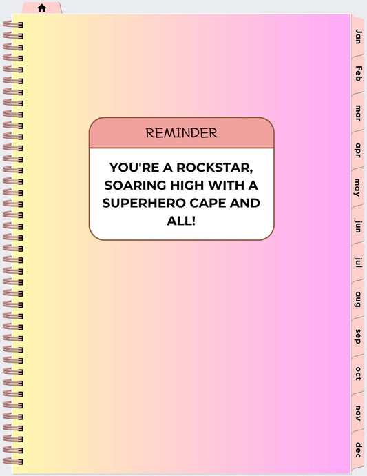 Colorful Digital Undated Planner: On-the-Go Organization