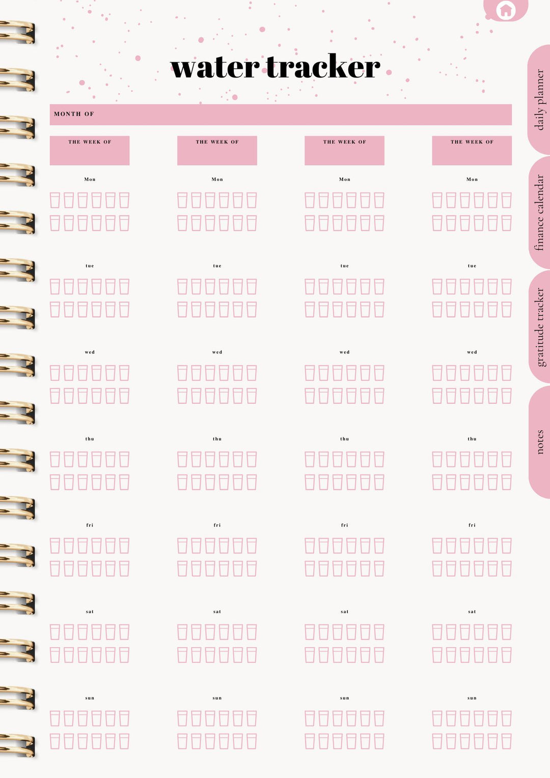 Digital Planner for Women: Productivity &amp; Self-Care Organizer (80+ Pages)